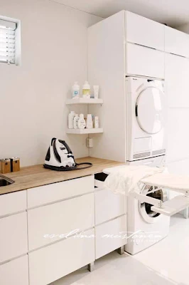Idéias de design de salas de lavandaria