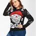 Christmas Santa Claus Plus Size Sweater - BLACK XL Price: $36.23