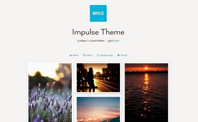 Impulse - Simple Three-Column Tumblr Theme