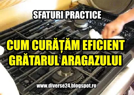 Cum sa curatam gratarul de la aragaz de grasime - sfaturi practice