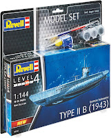 Revell 1/144 German Submarine Type IIB (65155) English Color Guide & Paint Conversion Chart