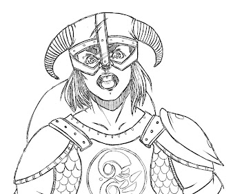 #4 The Elder Scrolls Coloring Page