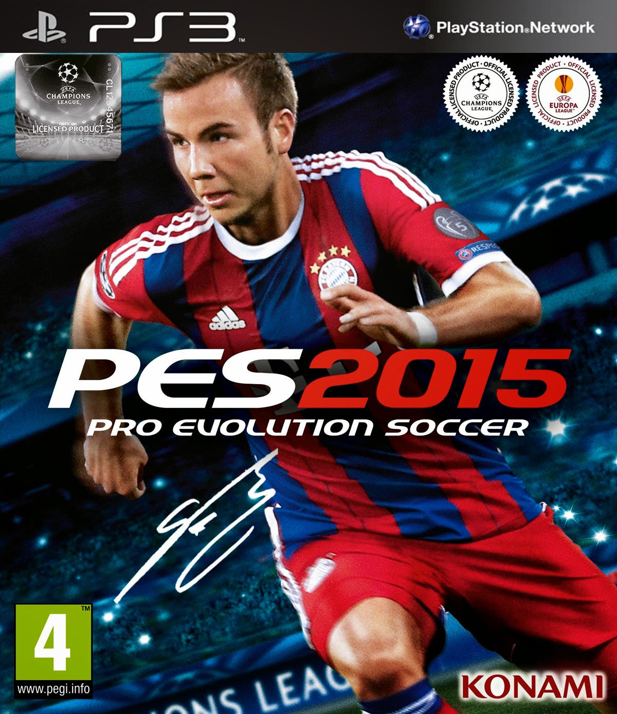 تحميل لعبة بيس 2015 للكمبيوتر - PRO EVOLUTION SOCCER 2015 PS3 -