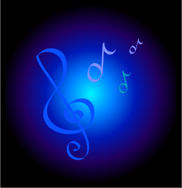 musical notes background. music notes wallpaper