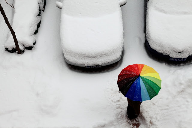 Snow and Rainbow