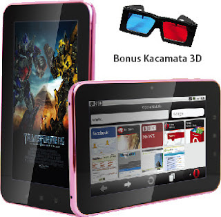 Tablet Pixcom Andro Tab Core 3D (4GB) Spesifikasi