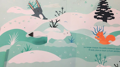 Neige, livre pour enfant en pop-up, sur l'hiver, la neige, les renards, l'hibernation, de Elena Selena, Editions Gallimard Jeunesse - Sélection des meilleurs albums jeunesse sur l'hiver et la neige, par Comptines et Belles Histoires