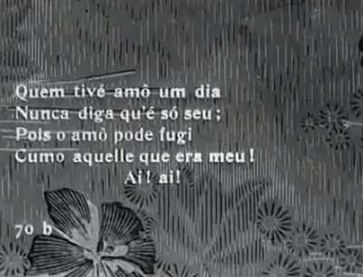 intertítulo de filme mudo brasileiro