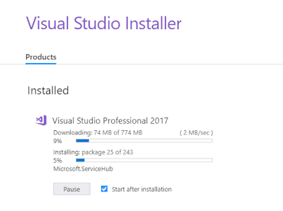 How to Download and install visual studio Step 7