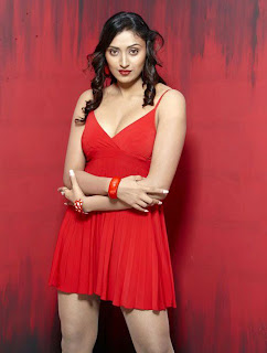 Actress Megha Nair Hot in Red Skirt photos