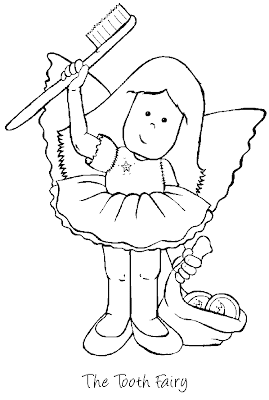 Tinkerbell Coloring on Tooth Fairy Coloring Page