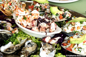 Popotla Park Restaurant Seafood Platter Baja California Mexico