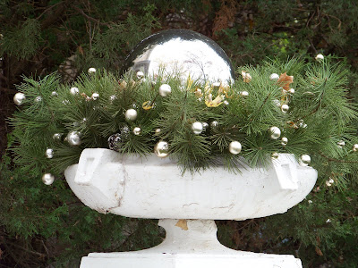 Bathroom Vanity Light on The Planter Below Was Also On Her Front Porch  It Is Really Very