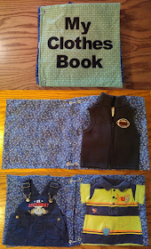 clothes quiet book