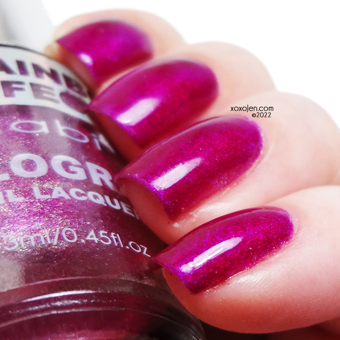 xoxoJen's swatch of Nabi: Hologram Effect (magenta)