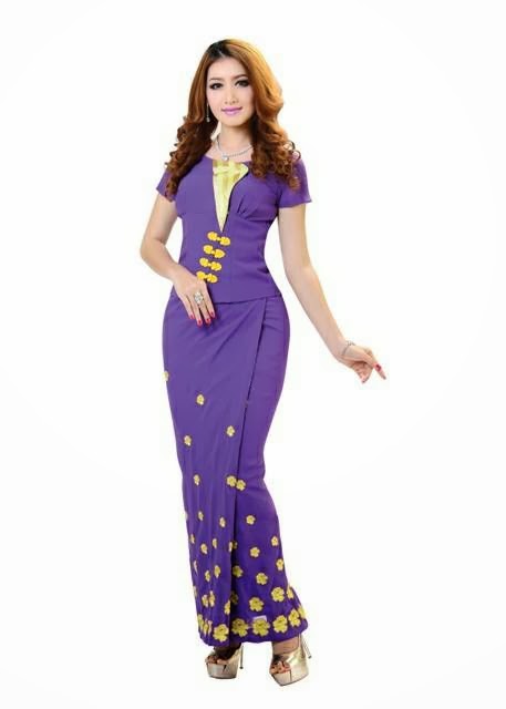 Yu Thandar Tin - I Love Myanmar Dress