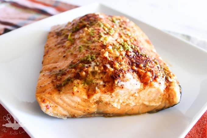 Easy Oven Baked Chili Lime Salmon #dinnerrecipe #food #amazingrecipe #easyrecipe 