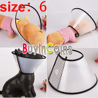 Elizabethan Dog Cat Pet Collar Wound Design Healing Cone Padded E-Collar