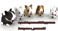 Papercraft Puppies - Animal Friends Jogja