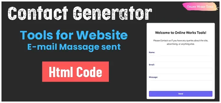 Free Contact Page Generator