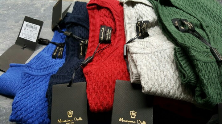 Áo len Massimo Dutti: chất len rất mềm, dầy dặn, 
