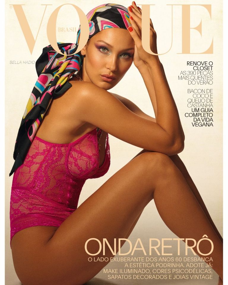 Bella Hadid Vogue Magazine Brazil September 2017 photos