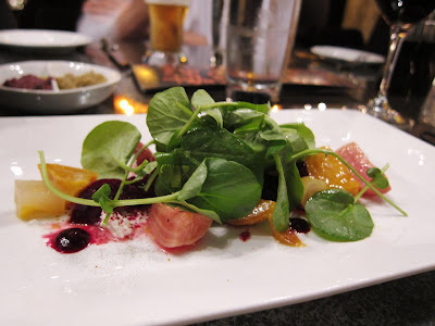 Baby Beet Salad at Chez Papa Resto