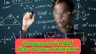 Rangkuman Pelajaran Matematika Kelas 8 Tahun 2020/2021