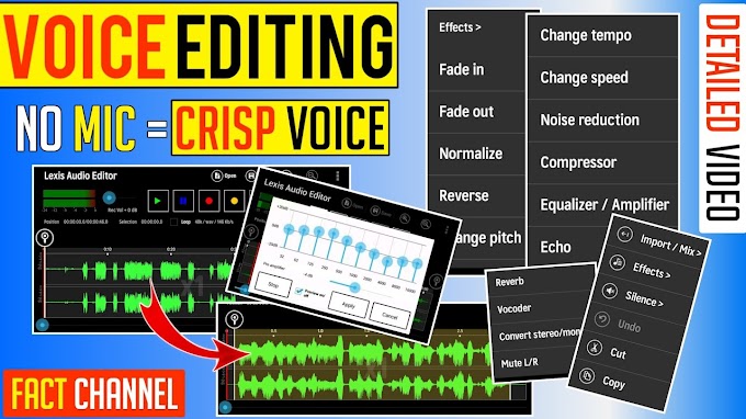 How To Edit Voice - Professional & Attractive Voice !! 🔥
