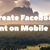 Create Facebook Event on Mobile App