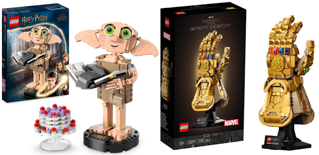 Lego sets - Dobby and Thanos Glove