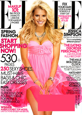 Jessica Simpson in Elle