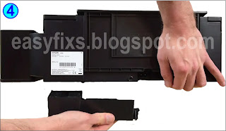 How to replace the waste ink pad on the Epson L555 - 04