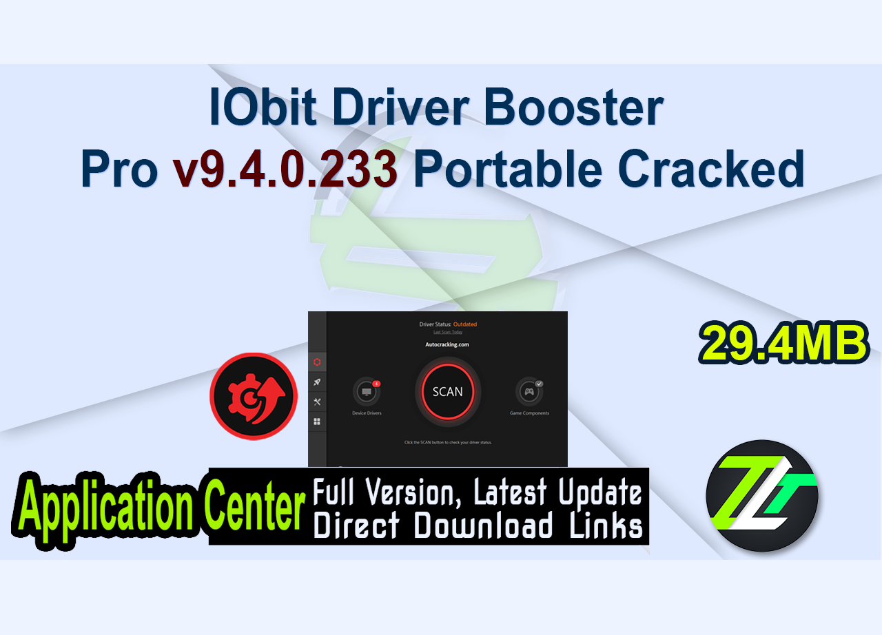 IObit Driver Booster Pro v9.4.0.233 Portable Cracked