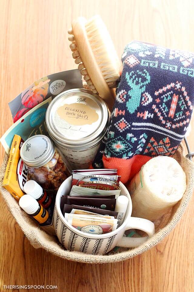 Diy Self Care Gift Basket The Rising Spoon