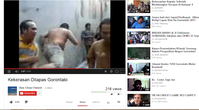 Video Kekerasan di lapas Gorontalo
