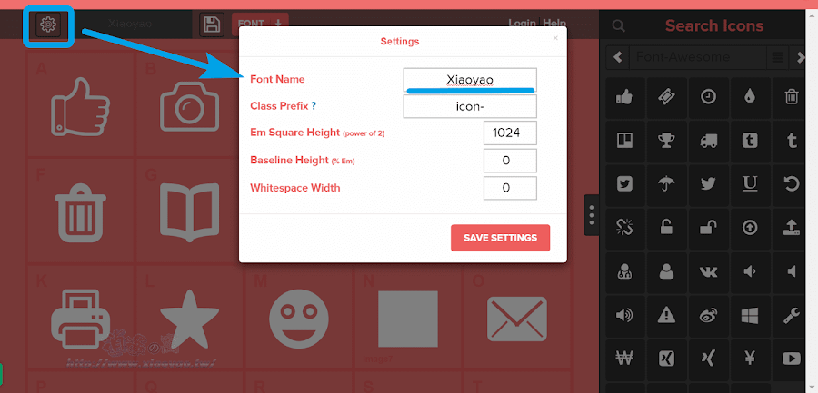 Glyphter 免費製作 SVG 字體，將向量圖形變成字體用鍵盤就能輸入圖示