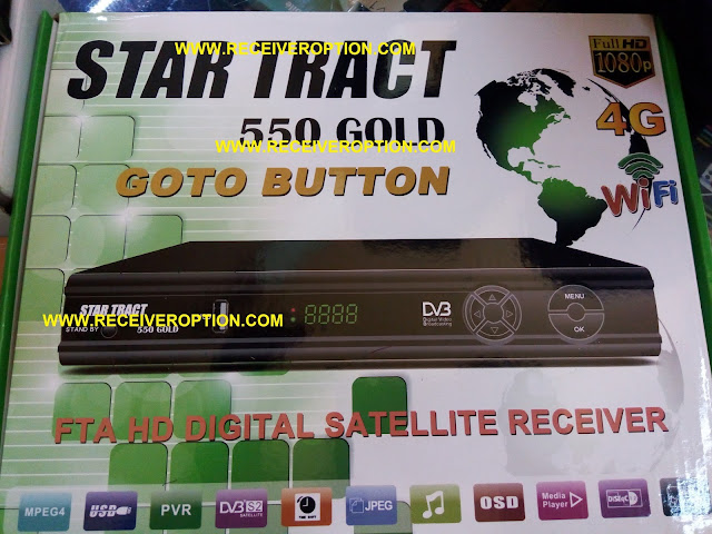 STAR TRACT 550 GOLD HD RECEIVER AUTO ROLL POWERVU KEY SOFTWARE