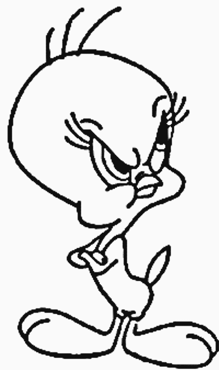 Download Tweety Coloring pages Printable Cartoon For Kids