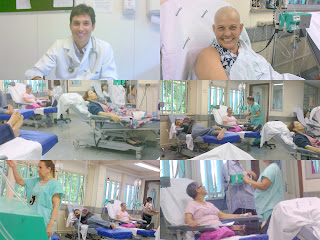 Resultado de imagem para fotos e imagens de pacientes com câncer tomando quimio