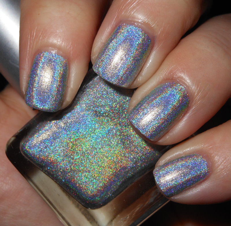 Urban Outfitters Silver Holo Nail Polish Swatch 10