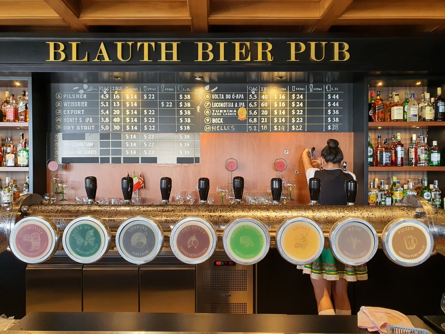 Cervejaria Blauth Bier em Farroupilha: um típico biergarten alemão na Serra Gaúcha