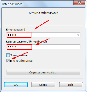 Cara Mudah Memberikan Password Pada File RAR Menggunakan WinRAR