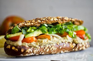 Healthy Bagel Breakfast Sandwich