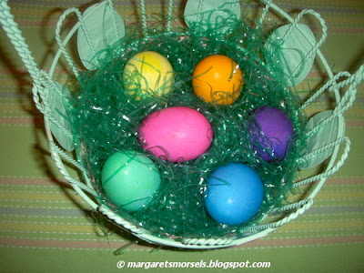 Margaret's Morsels | Gel Icing Color Easter Eggs