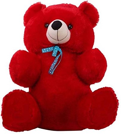 Beautiful Big Size Red Teddy Bear Wallpaper