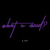 Lirik Lagu LAY – What U Need?
