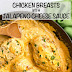 CHICKEN BREASTS WITH JALAPEÑO CHEESE SAUCE 