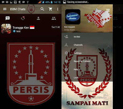 Download BBM MOD Club Sepak Bola Lokal Indonesia V2.12.11 Terbaru 2016