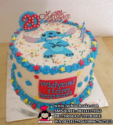 Kue Tart Stitch Daerah Surabaya - Sidoarjo